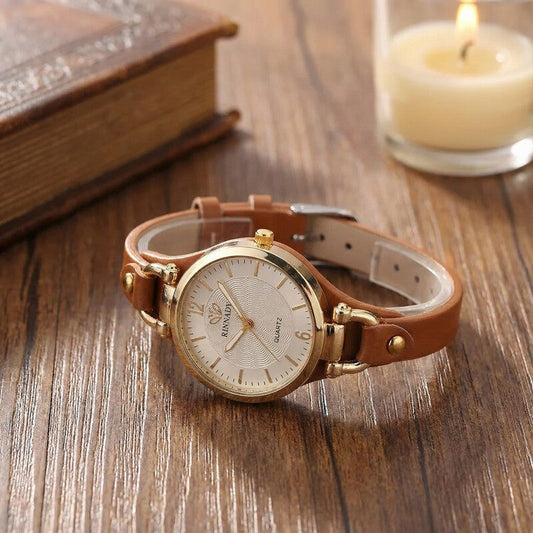 Women’s Elegant Quartz Watch – Classic Analog Wristwatch for Everyday Wear