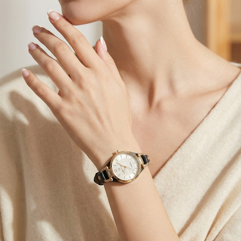 Women’s Elegant Quartz Watch – Classic Analog Wristwatch for Everyday Wear