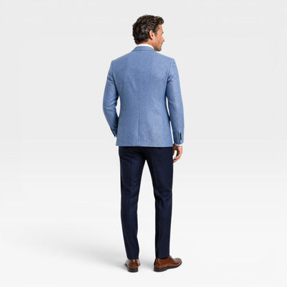 Men's Linen Blazer - Slim Fit Lightweight Jacket