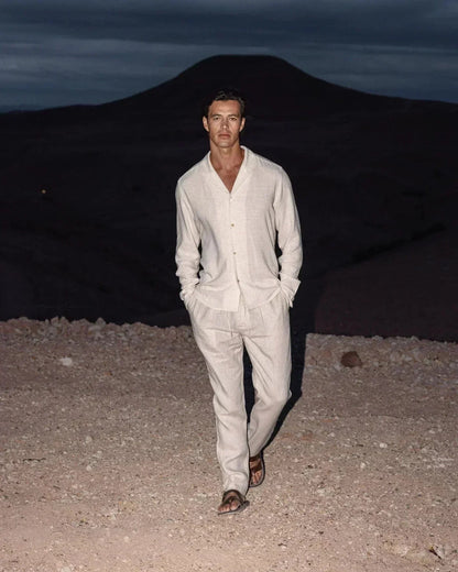 Lucian Collection | Men's Linen Set with Breathable Comfort | Relaxed Fit for Effortless Style 1