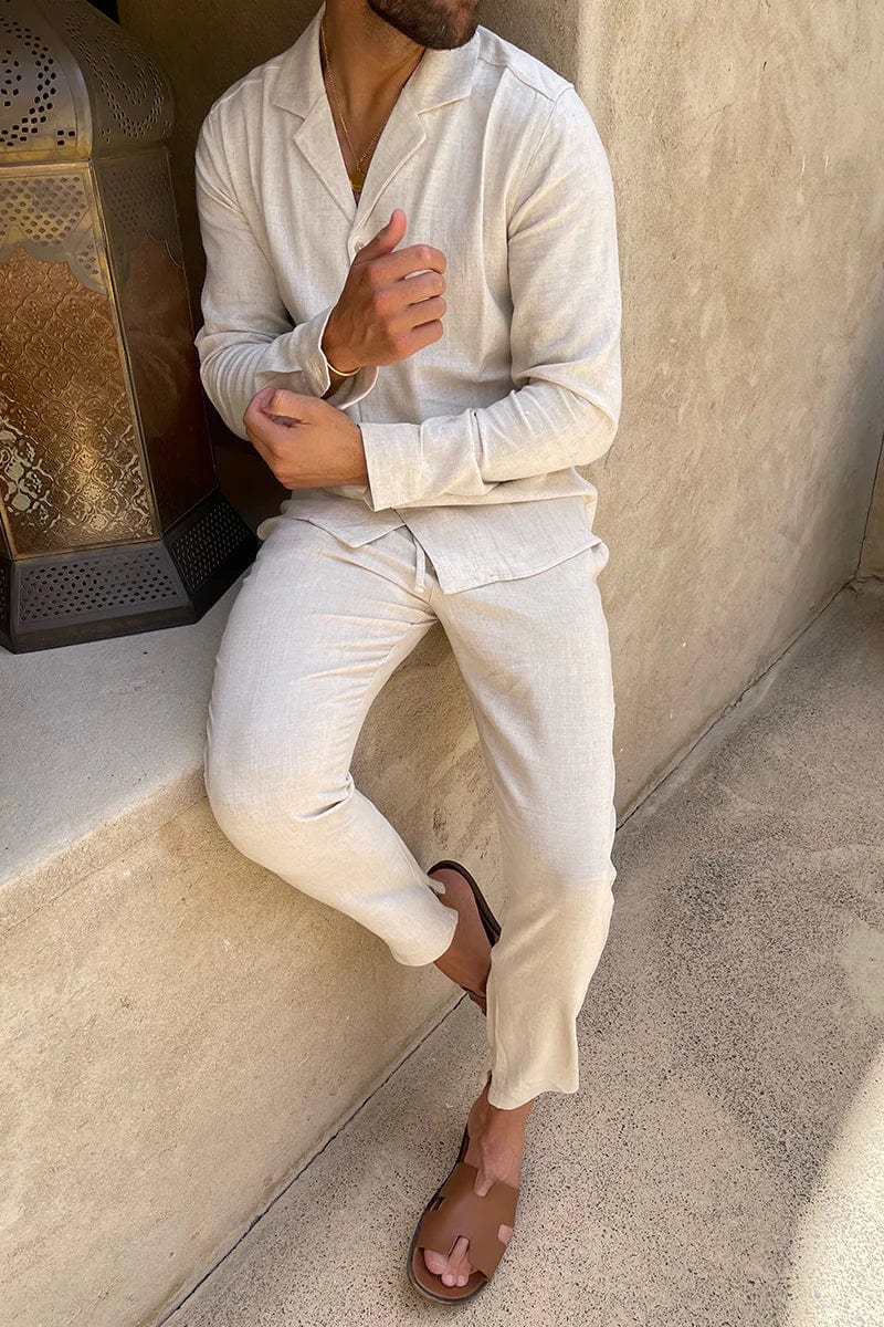 Lucian Collection | Men's Linen Set with Breathable Comfort | Relaxed Fit for Effortless Style 2