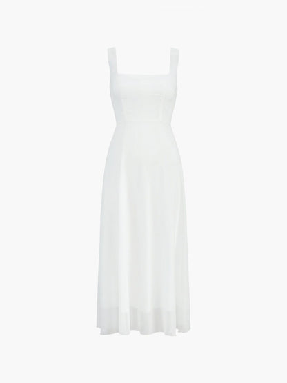 Marcia Collection | Women's Dress with Square Neckline | Flattering A-Line Silhouette for Wedding Guests and Summer Events 2