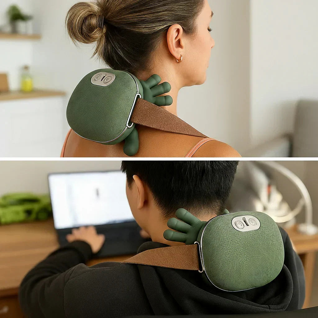 Heated Neck Massager – Portable Vibrating Massager for Travel
