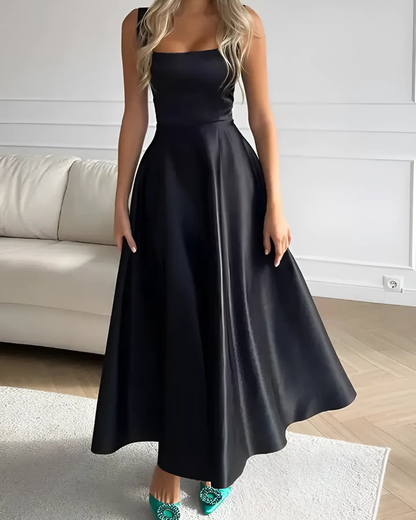 Maxine Collection | Women's Elegant Sleeveless Maxi Dress with Flared Skirt | Perfect for Formal Occasions 4