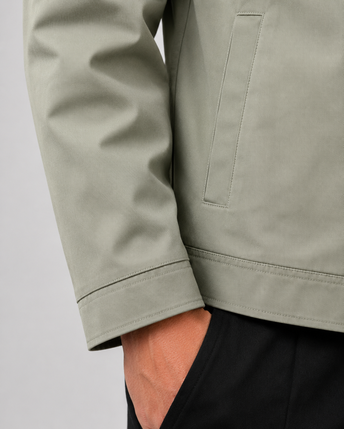 Men's Harrington Jacket - Classic Zip Up