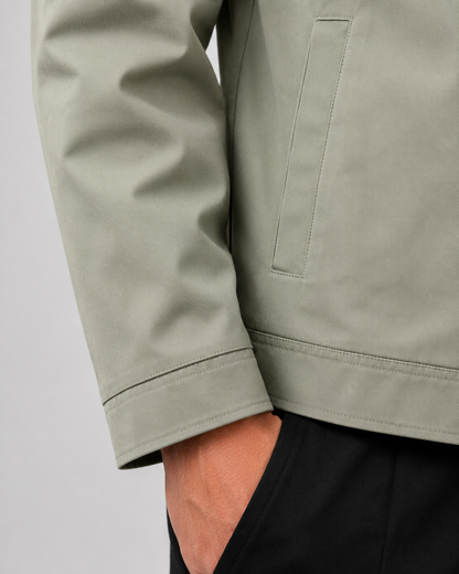 Men's Harrington Jacket - Classic Zip Up