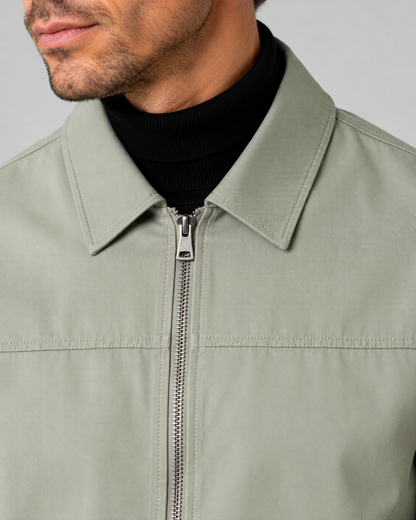 Men's Harrington Jacket - Classic Zip Up