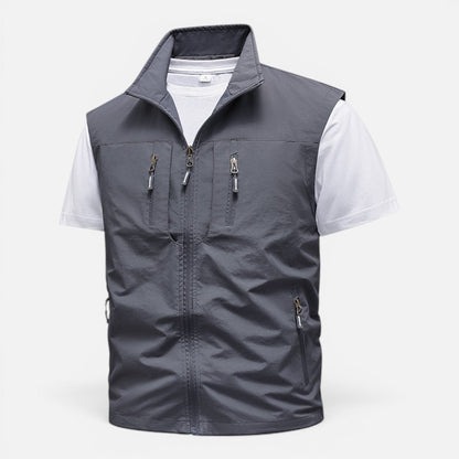 Men's Utility Vest - Lightweight Multi Pocket