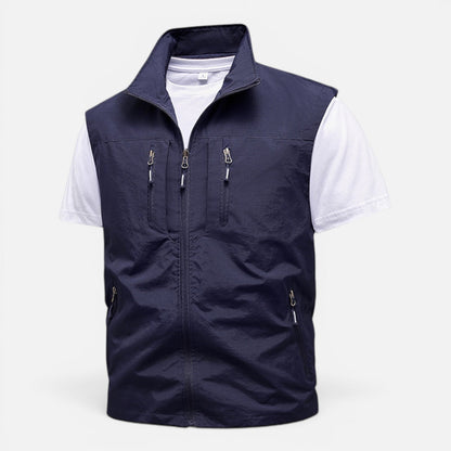 Men's Utility Vest - Lightweight Multi Pocket