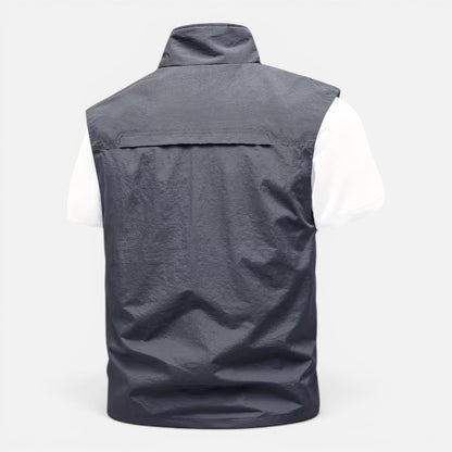 Men's Utility Vest - Lightweight Multi Pocket