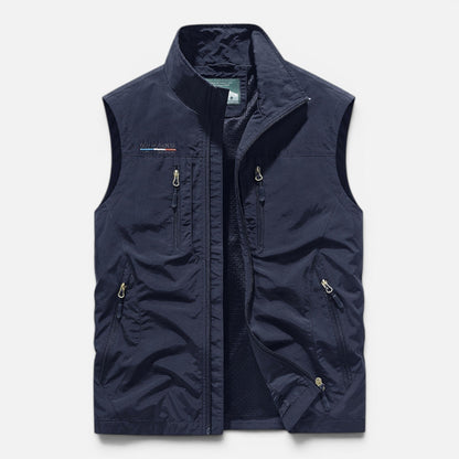 Men's Utility Vest - Lightweight Multi Pocket