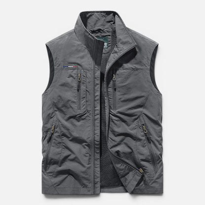 Men's Utility Vest - Lightweight Multi Pocket