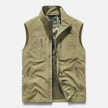 Men's Utility Vest - Lightweight Multi Pocket