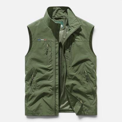 Men's Utility Vest - Lightweight Multi Pocket