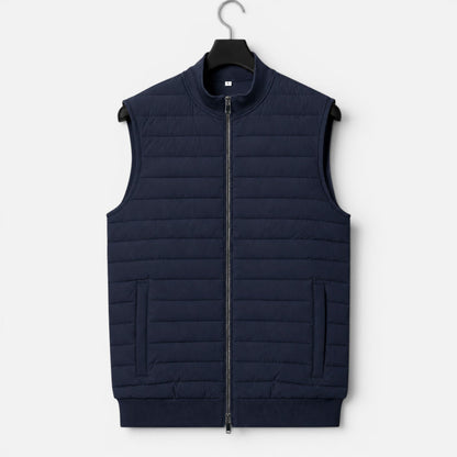 Men's Quilted Puffer Vest - Lightweight Gilet