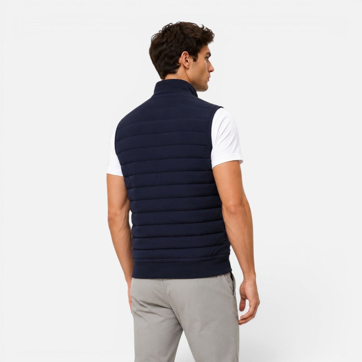 Men's Quilted Puffer Vest - Lightweight Gilet