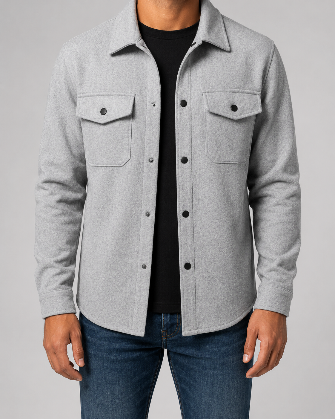 Men's Overshirt Jacket - Casual Utility Fit