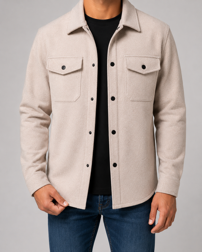 Men's Overshirt Jacket - Casual Utility Fit