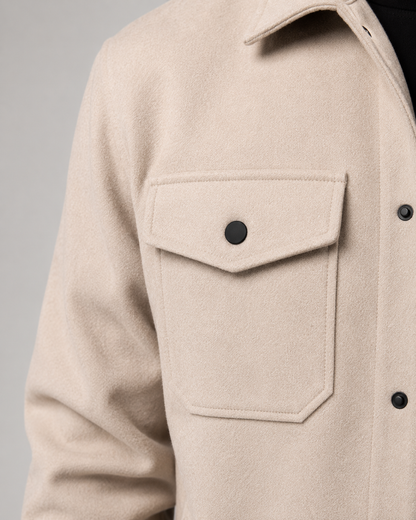 Men's Overshirt Jacket - Casual Utility Fit