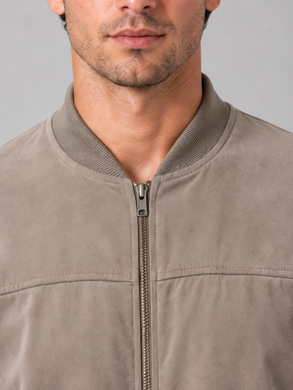 Men's Bomber Jacket - Zip Up Regular Fit