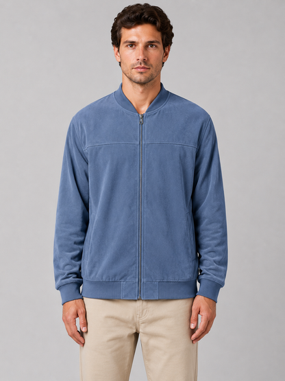 Men's Bomber Jacket - Zip Up Regular Fit