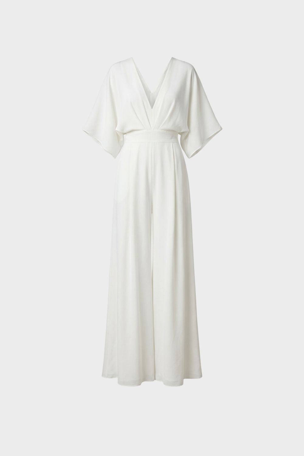 Women's Wide Leg Jumpsuit - Sleeveless Square Neck Romper