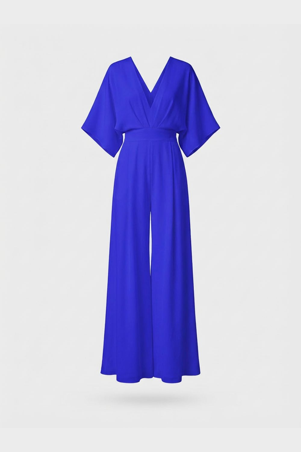 Women's Wide Leg Jumpsuit - Sleeveless Square Neck Romper