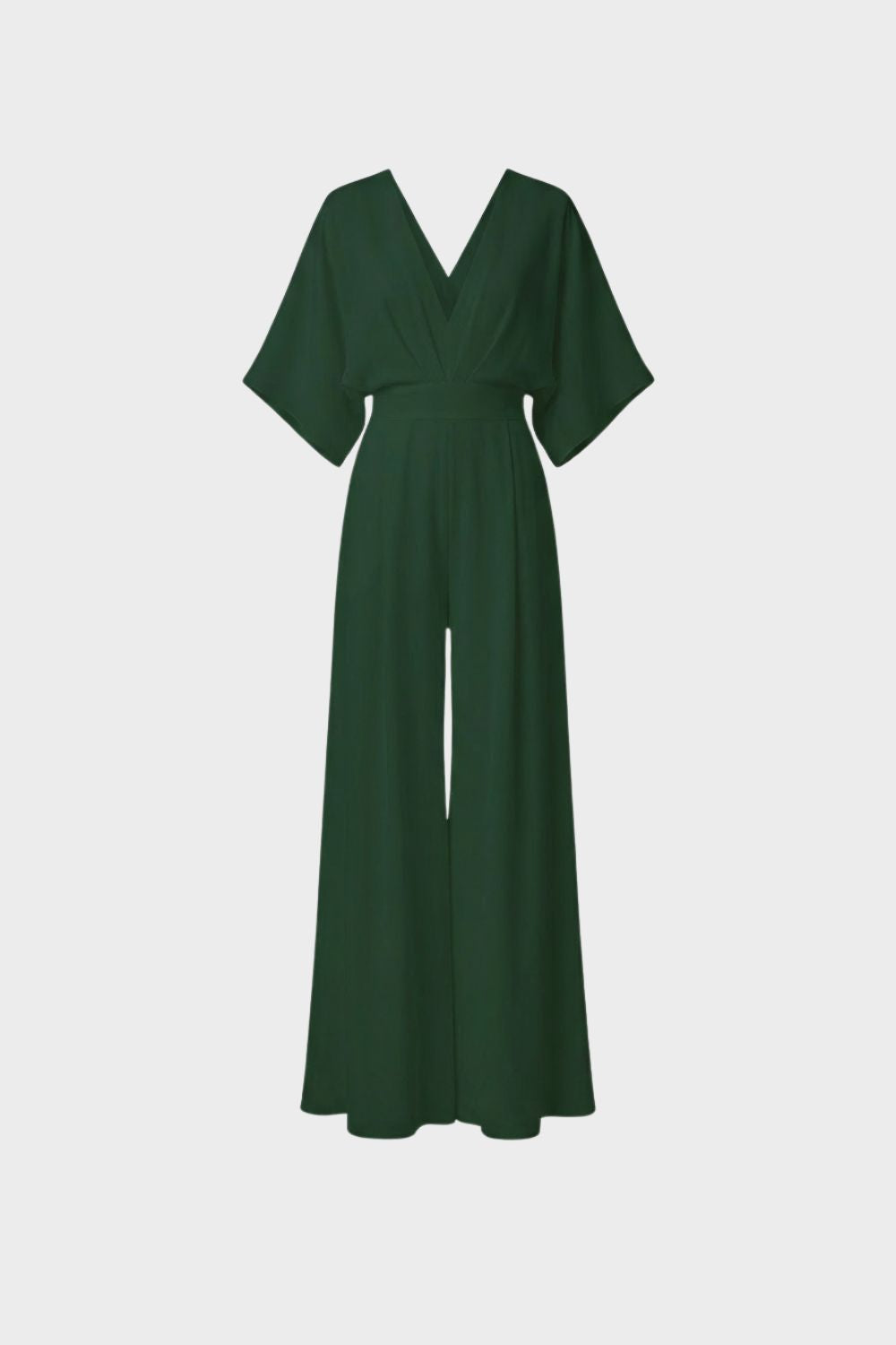 Women's Wide Leg Jumpsuit - Sleeveless Square Neck Romper