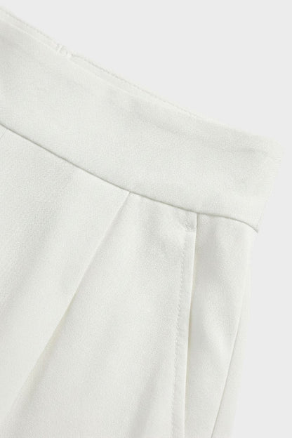 Women's Wide Leg Jumpsuit - Sleeveless Square Neck Romper