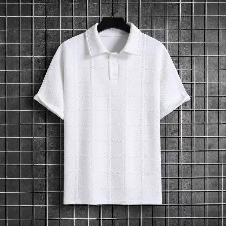 Men's Cotton Polo Shirt - Short Sleeve Classic Fit Polo