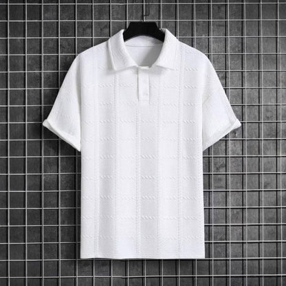 Men's Cotton Polo Shirt - Short Sleeve Classic Fit Polo