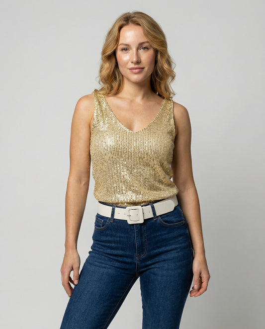 Brevoria | Sparkly Sequin Top for Party and Evening Style