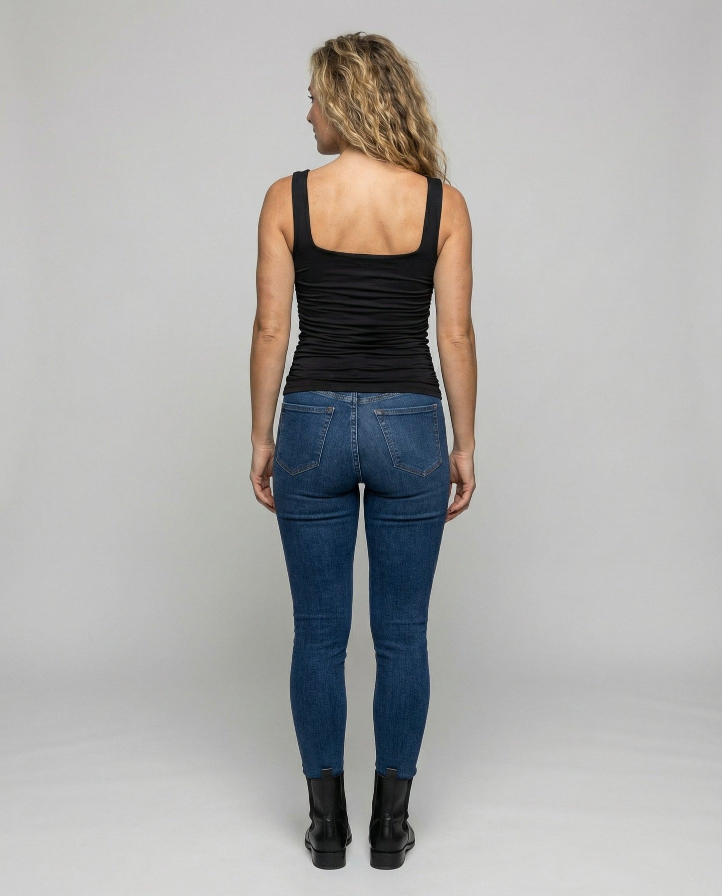 Kaelinna | Square Neck Casual Top Women Summer Style