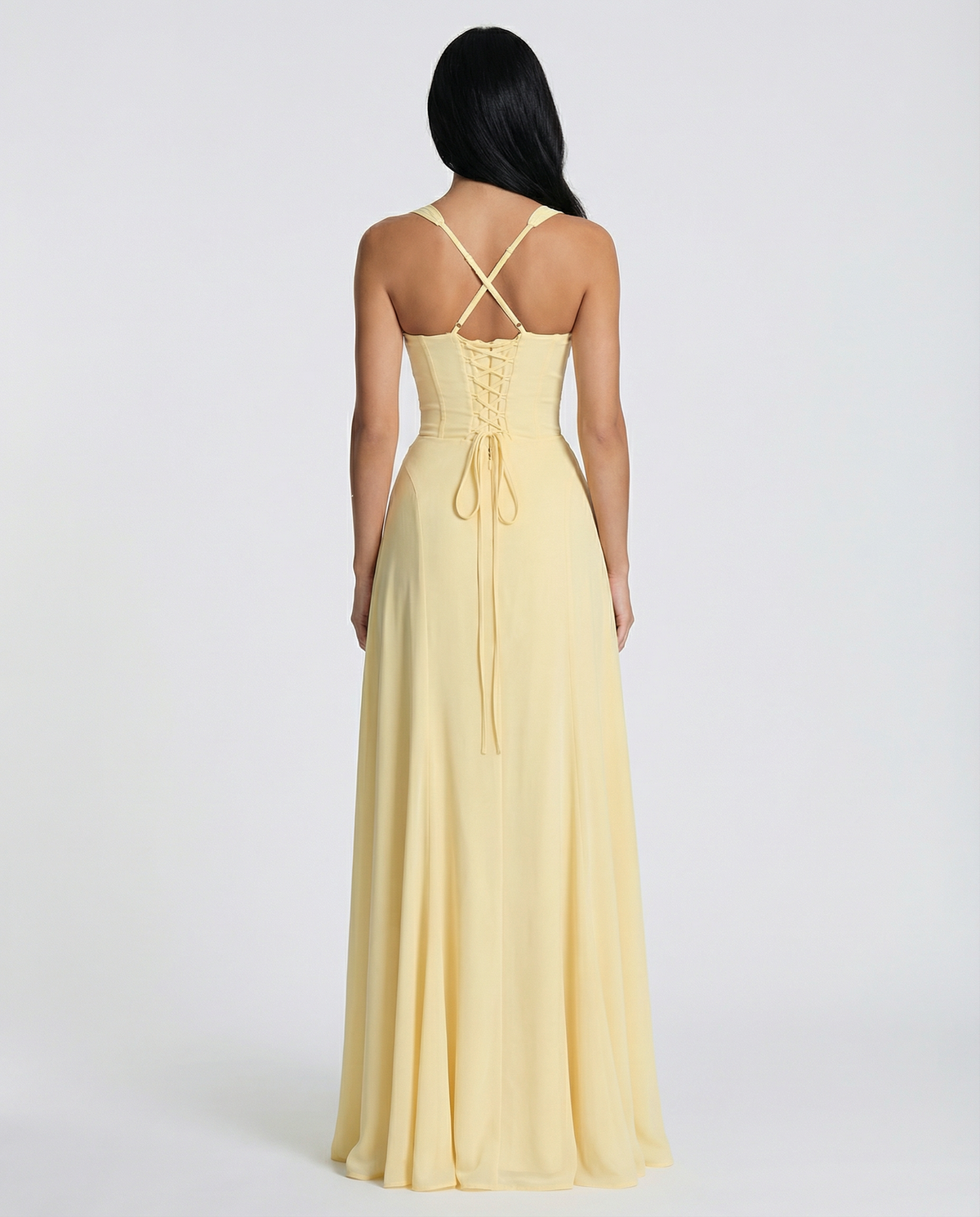 Elvayla | Corset Bodice Maxi Dress