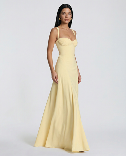Elvayla | Corset Bodice Maxi Dress
