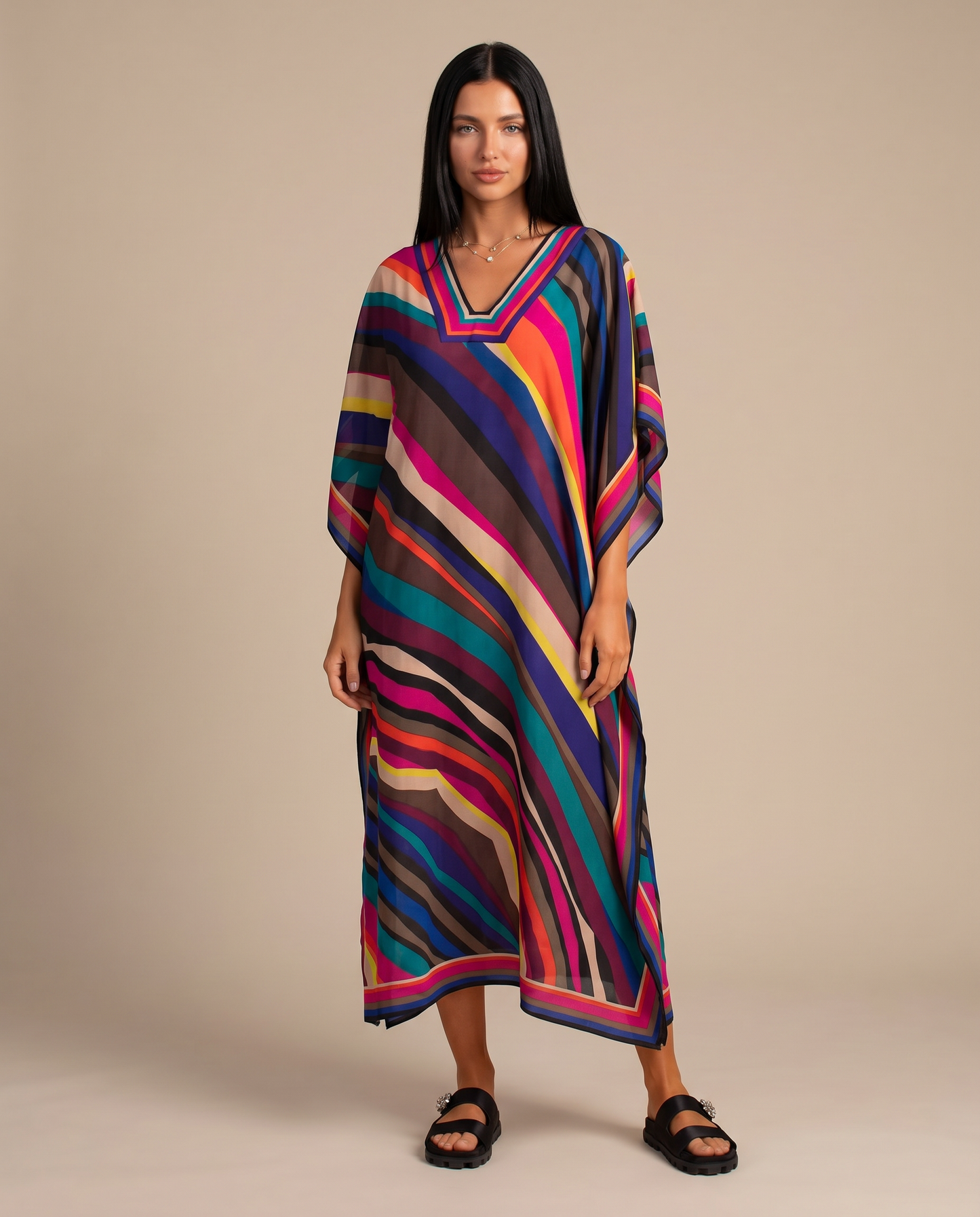 Zaria | Women Kaftan Dress Summer Casual Style