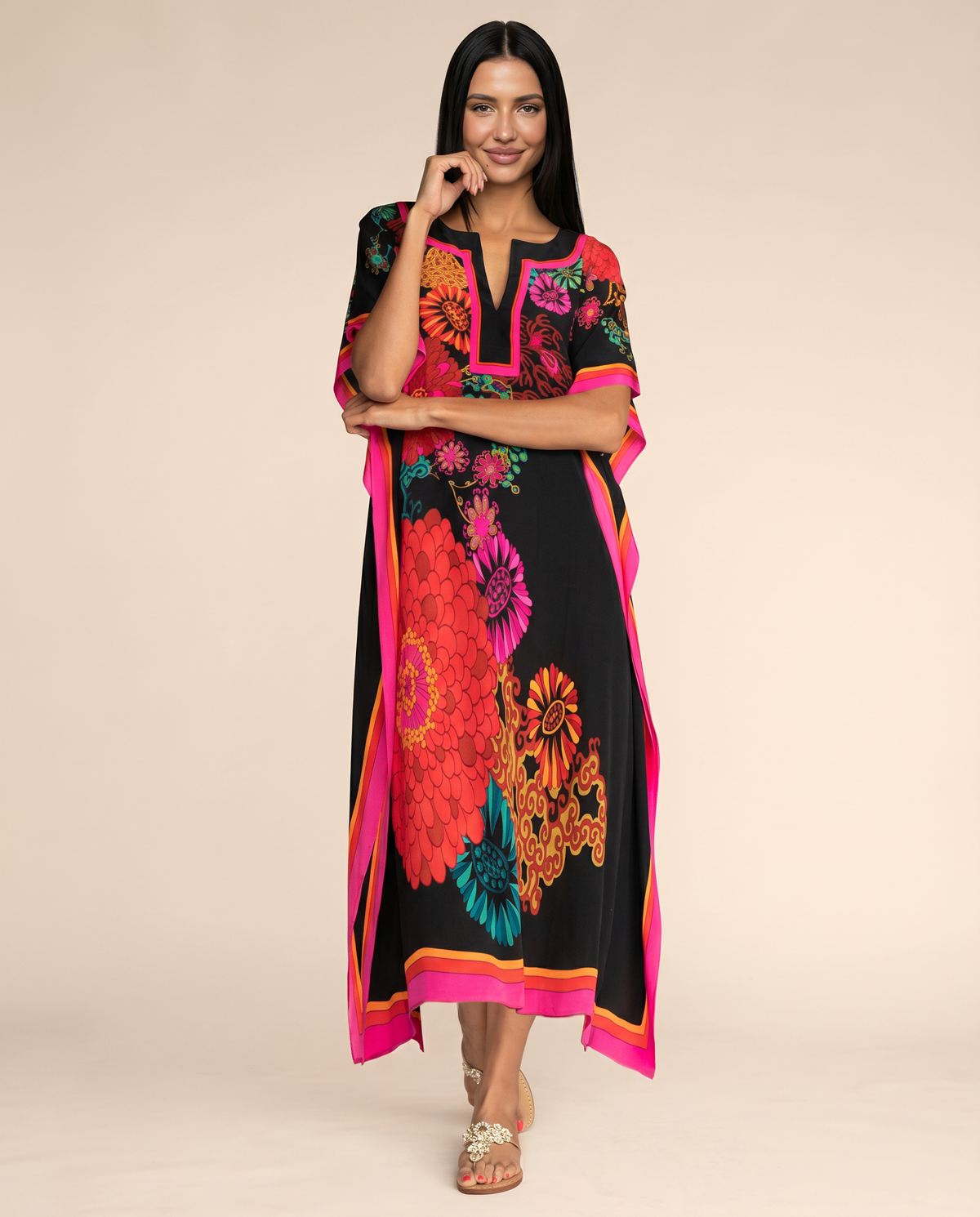 Zaria | Women Kaftan Dress Summer Casual Style