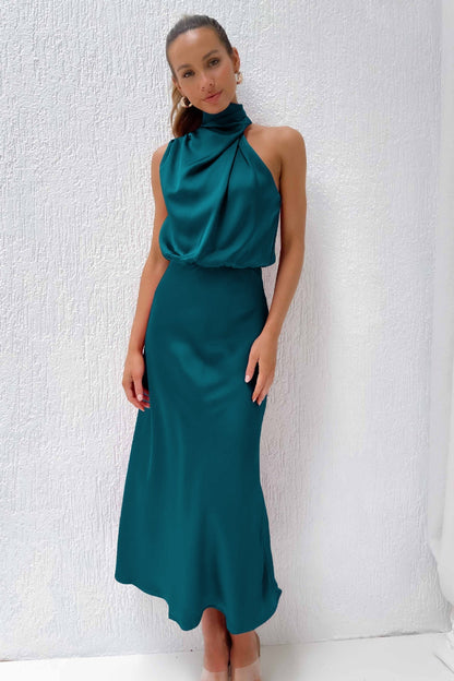 Yavie | Evening Dress Halter Neck with Elegant Design