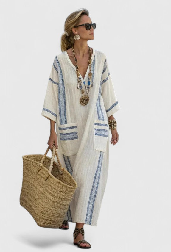 Daralyn | Women Kaftan Maxi Dress with Relaxed Summer Fit
