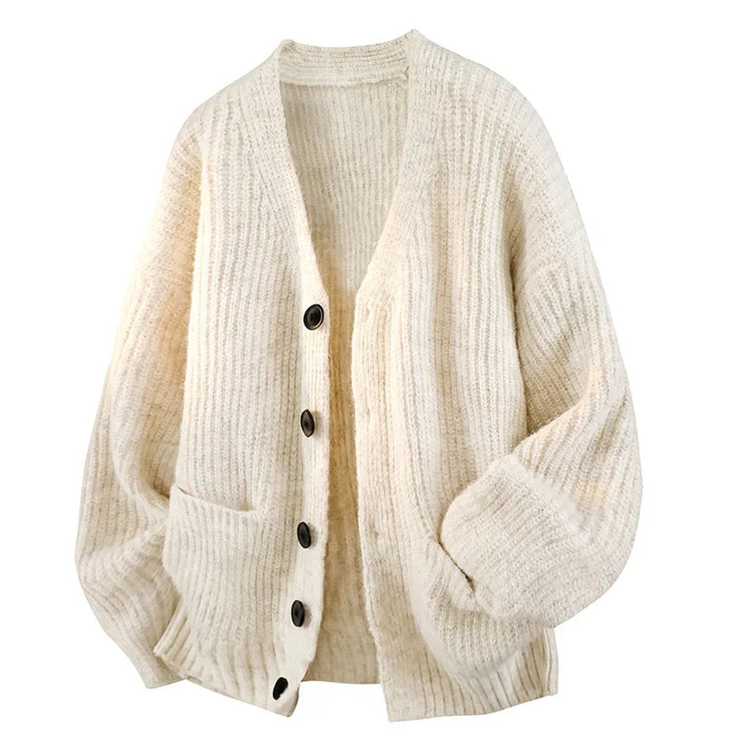 Women V-Neck Cardigan