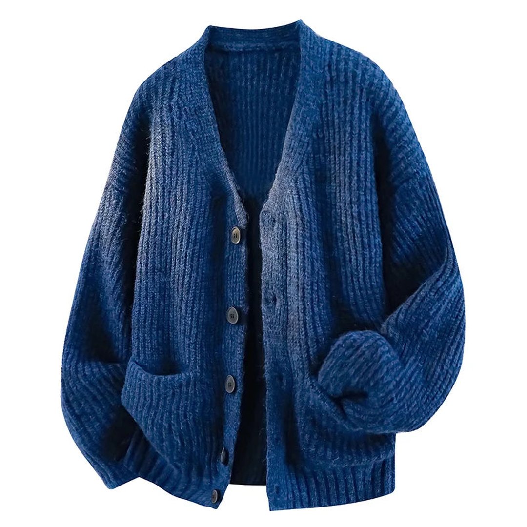 Women V-Neck Cardigan