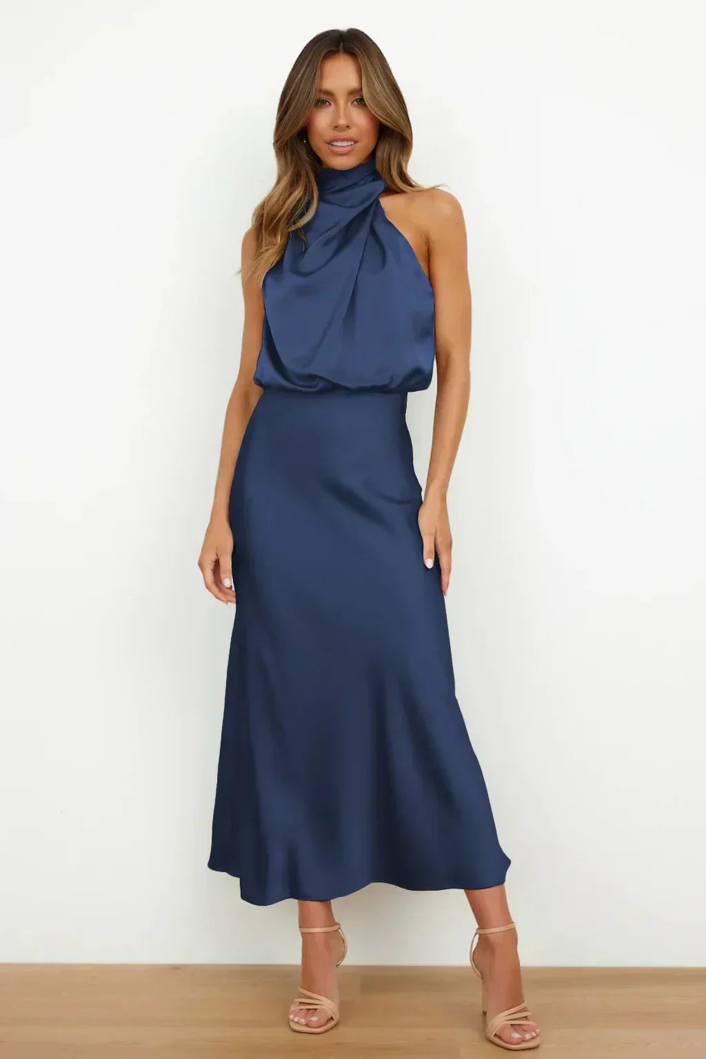 Yavie | Evening Dress Halter Neck with Elegant Design