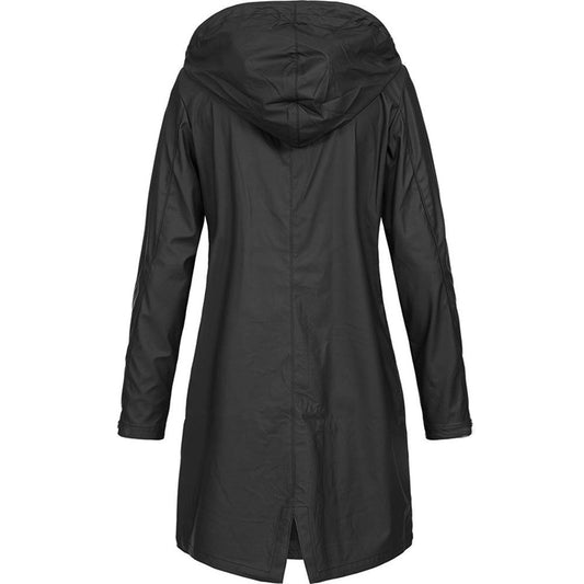 Women's Long Hooded Jacket - Winter Outerwear Coat