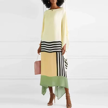 Kallora | Geometric Oversized Dress for Women Summer Wear