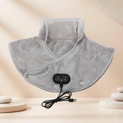 Neck & Shoulder Heating Pad | 3 Heat Levels, Vibration Massage, Carbon Fiber Heat & Auto Shutoff
