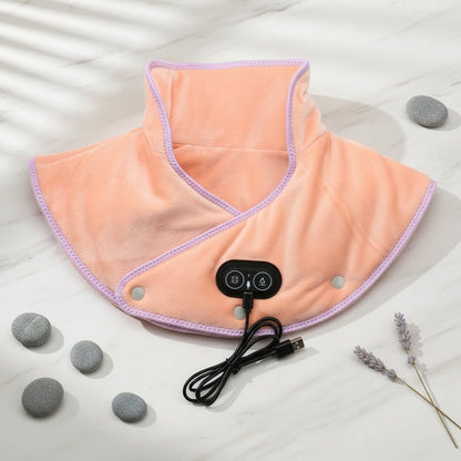 Neck & Shoulder Heating Pad | 3 Heat Levels, Vibration Massage, Carbon Fiber Heat & Auto Shutoff