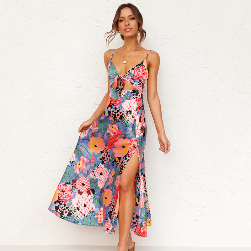 Calvella | Floral Maxi Occasion Dress