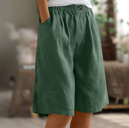 Skylar | Women's Relaxed Summer Shorts with Comfortable Elastic Waist Design