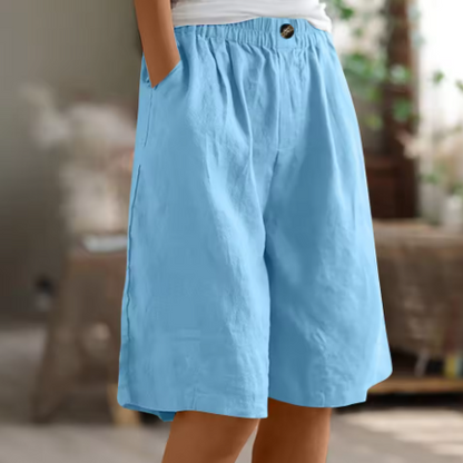Skylar | Women's Relaxed Summer Shorts with Comfortable Elastic Waist Design