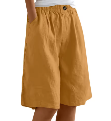Skylar | Women's Relaxed Summer Shorts with Comfortable Elastic Waist Design